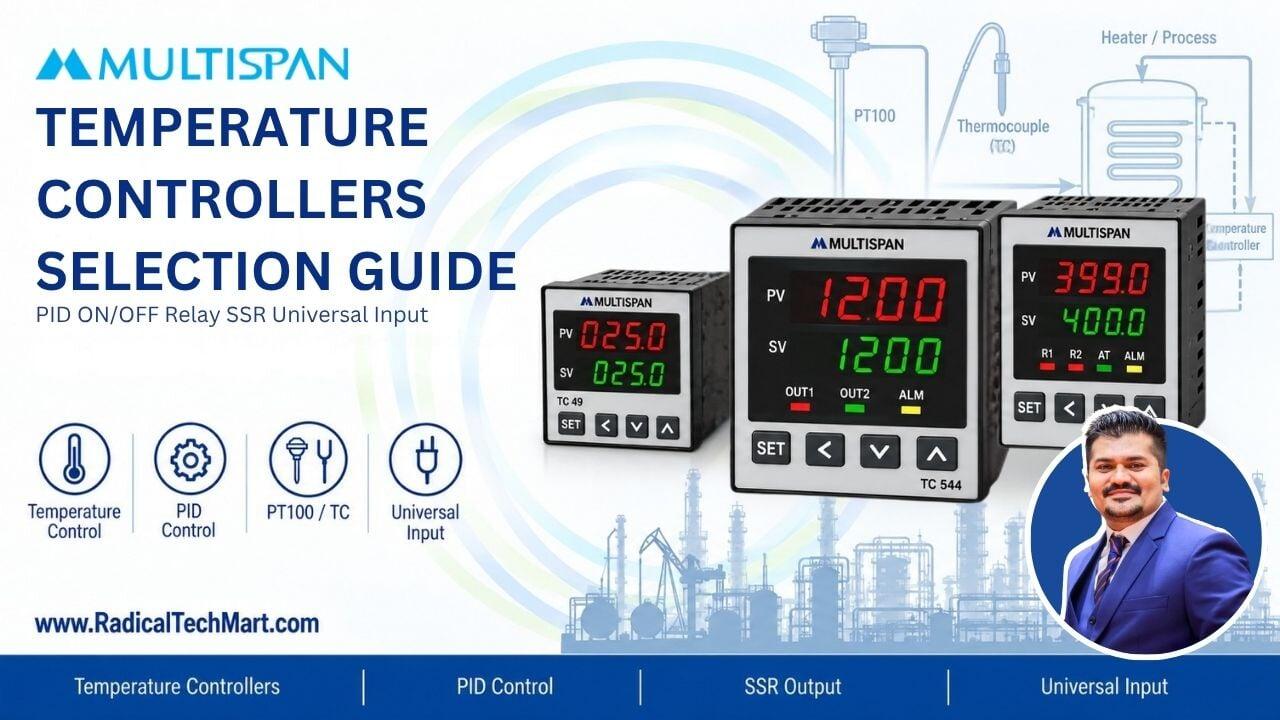 How to Choose the Right Multispan Temperature Controller for Industrial Applications